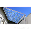 Anti scratch polycarbonate sheet awning panel